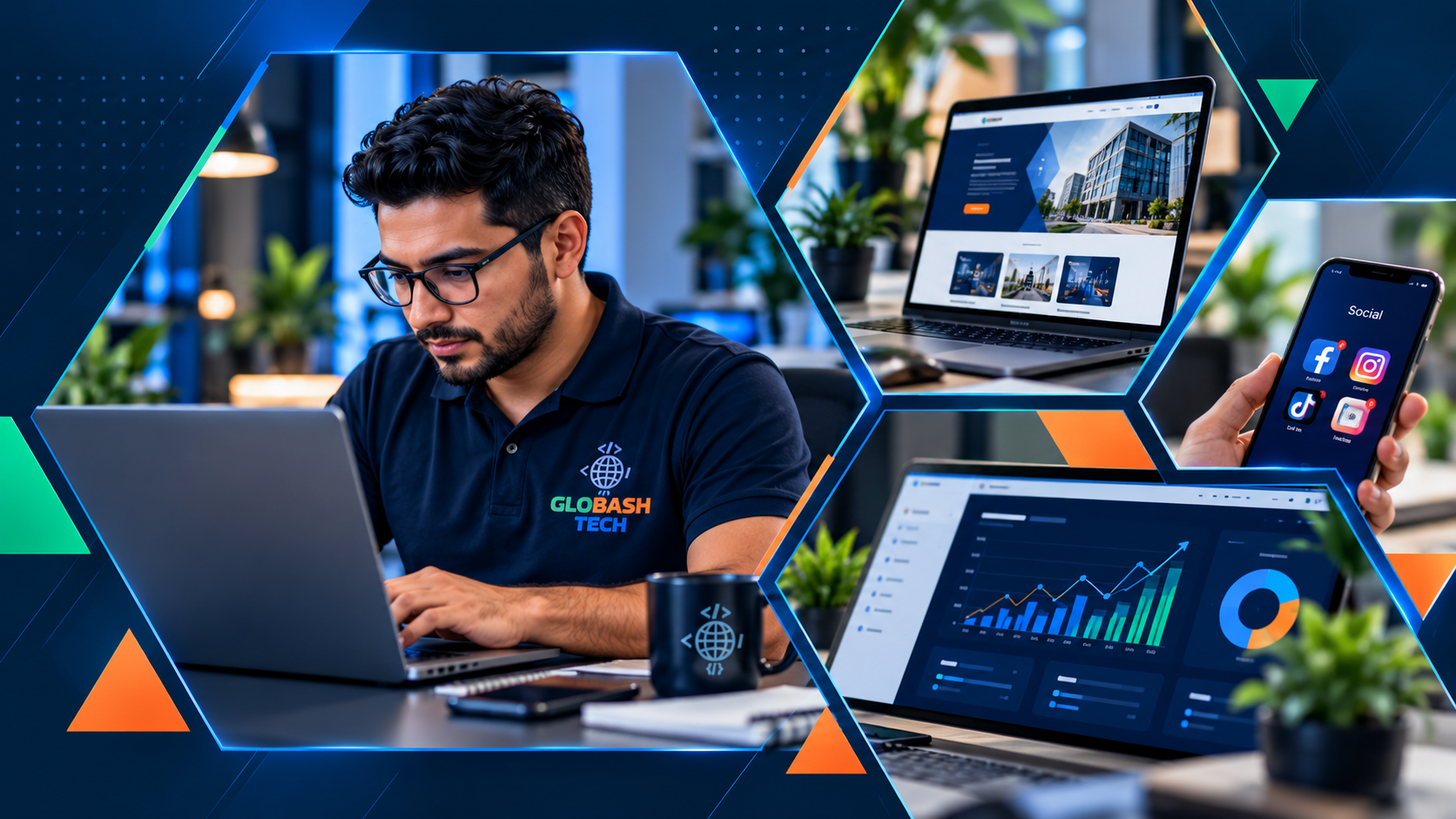 Servicios tecnológicos y digitales de GloBash Tech